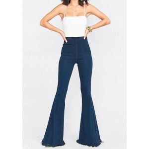 Show Me Your Mumu Jeans Berkeley Bells Short Color Thunder